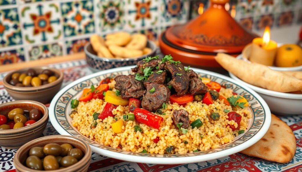 Moroccan Couscous Serving