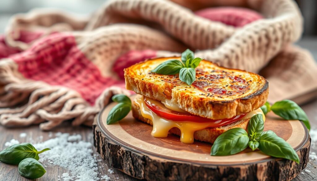 winter tomato & cheese toastie