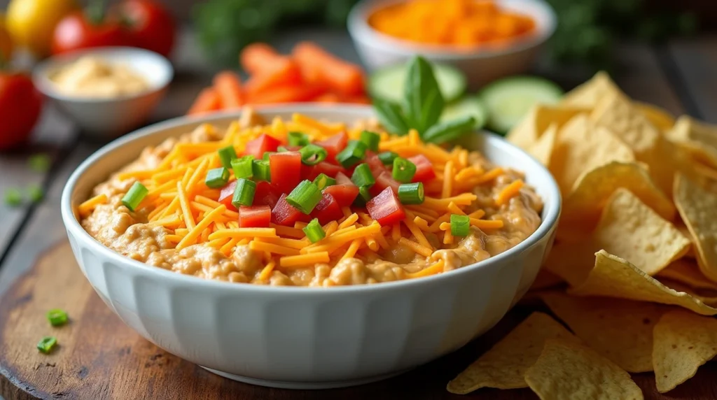 the Best Cream Cheese Taco Dip